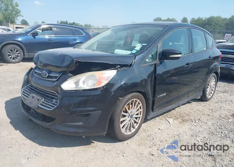 2014 Ford C-Max Hybrid Se из США, поврежденный, VIN 1FADP5AU0EL501980